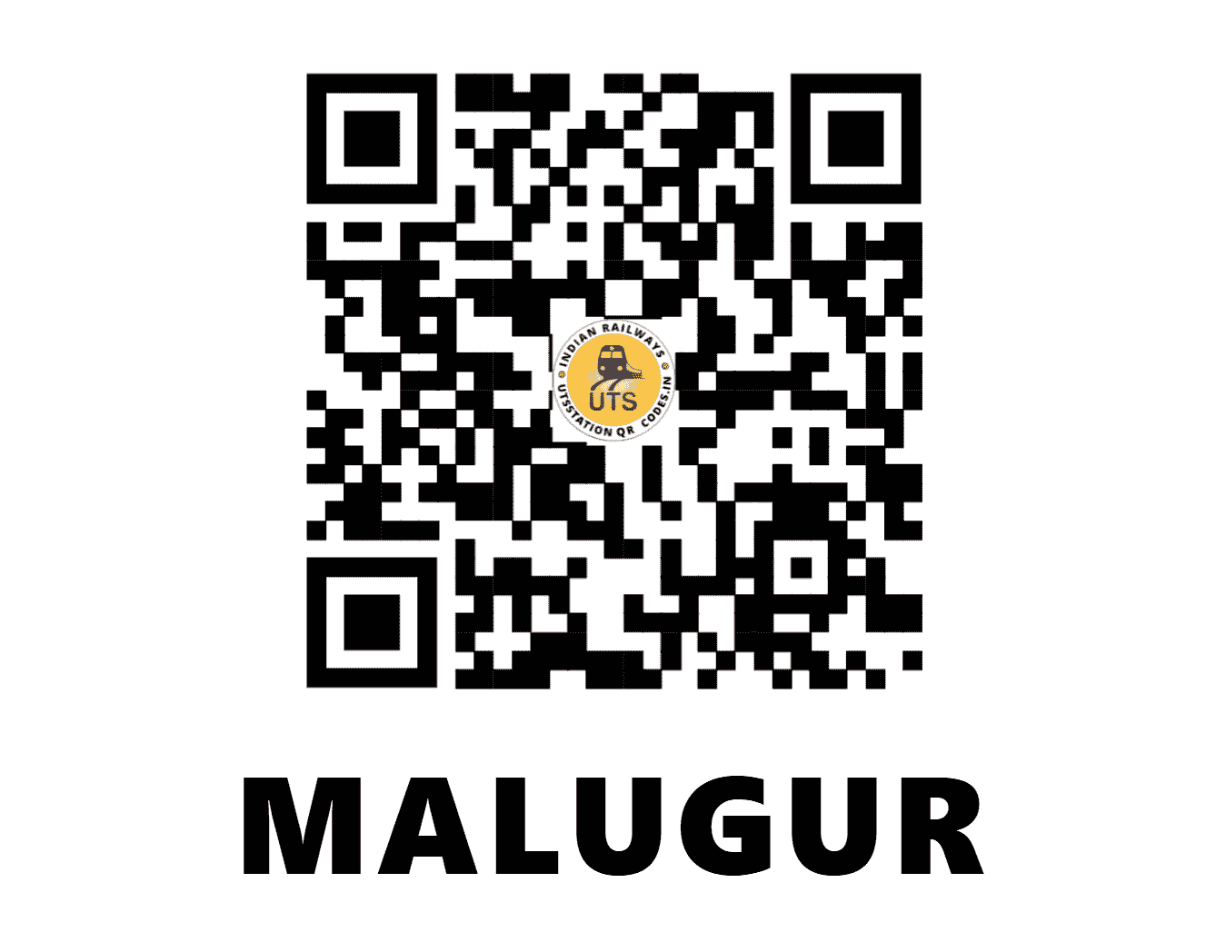 UTS QR Code for MALUGUR - MLU - SW (ANDHRA PRADESH)